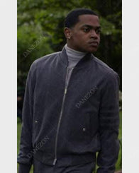 Power Book II Ghost S02 Tariq St Patrick Grey Wool Jacket Jacket unisex detail view 2 | Dash Racegear — Tariq St Patrick Grey Wool Jacket