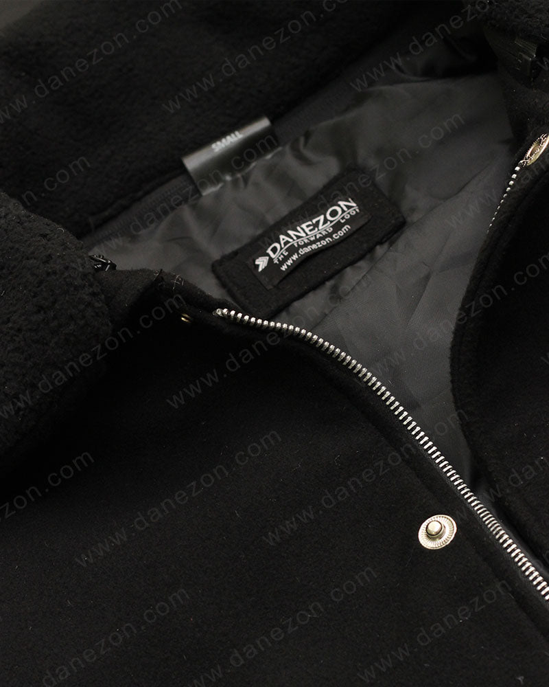 Power Book II Ghost Tariq St Patrick Bomber Jacket Bomber Jacket unisex detail view 3 | Dash Racegear — Ghost Tariq St Patrick Black Bomber Jacket