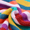 Premium Quality Cotton Stripe Towel (Red)