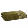 Premium Quality Soft Cotton Towel (Green) - LARGE (27 X 54 INCHES)