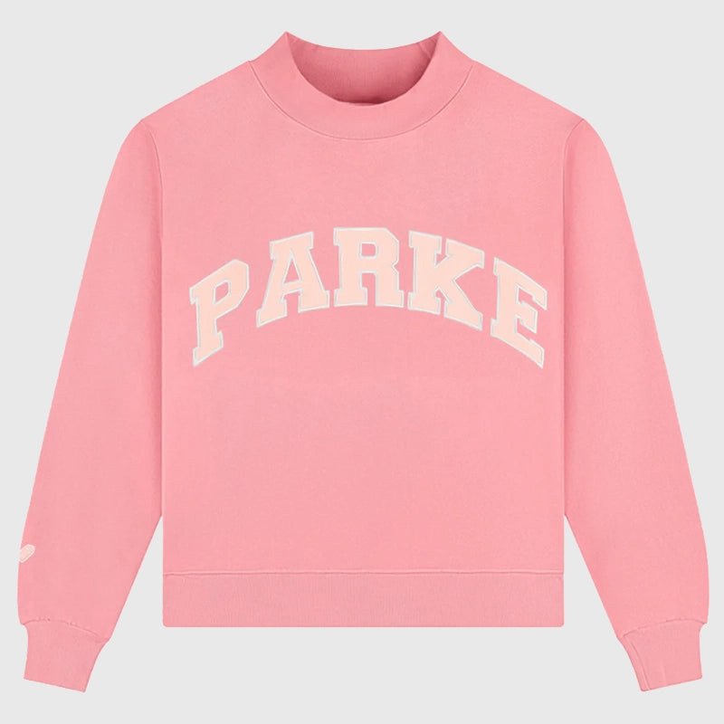 Preorder Pink Aid x Parke Mockneck Sweatshirt Sweatshirt unisex detail view 4 | Dash Racegear — Preorder this exclusive Pink Aid and Parke mockneck pullover sweatshirt