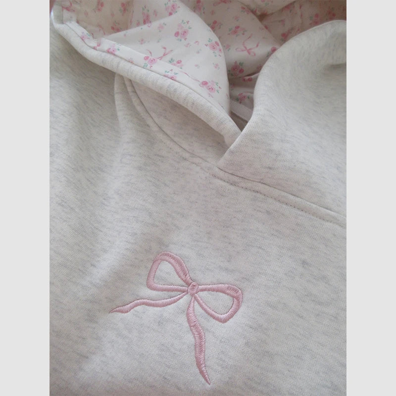 PrisanaBay Bow Hoodie Hoodie unisex detail view 5 | Dash Racegear — Bow-decorated hoodie offering soft comfort and modern flair