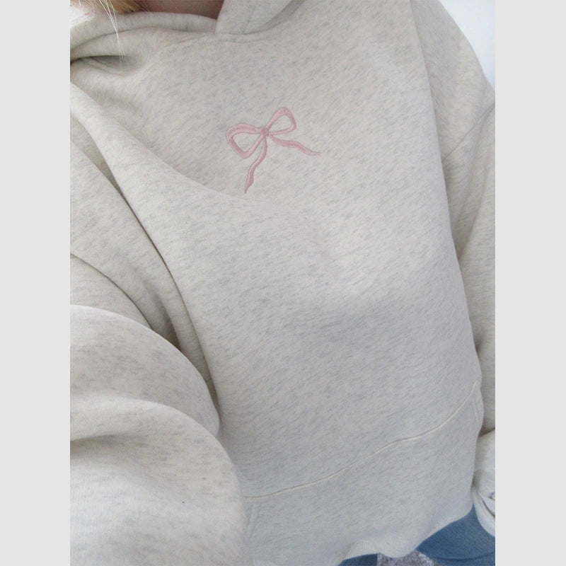 PrisanaBay Bow Hoodie Hoodie unisex front product view | Dash Racegear — Signature PrisanaBay hoodie with playful bow element
