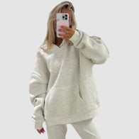 PrisanaBay Bow Hoodie Hoodie unisex detail view 7 | Dash Racegear — Trendy hoodie with bow motif from PrisanaBay line