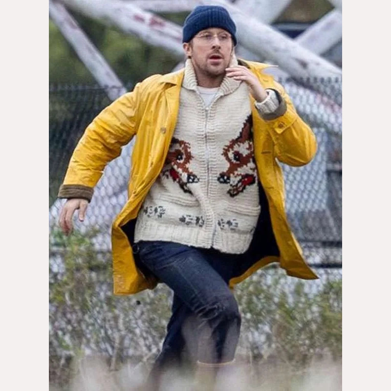 Project Hail Mary 2025 Ryan Gosling Leather Coat Jacket unisex detail view 3 | Dash Racegear — 2025 Sci-Fi Fashion – Ryan Gosling’s Leather Trench from Project Hail Mary