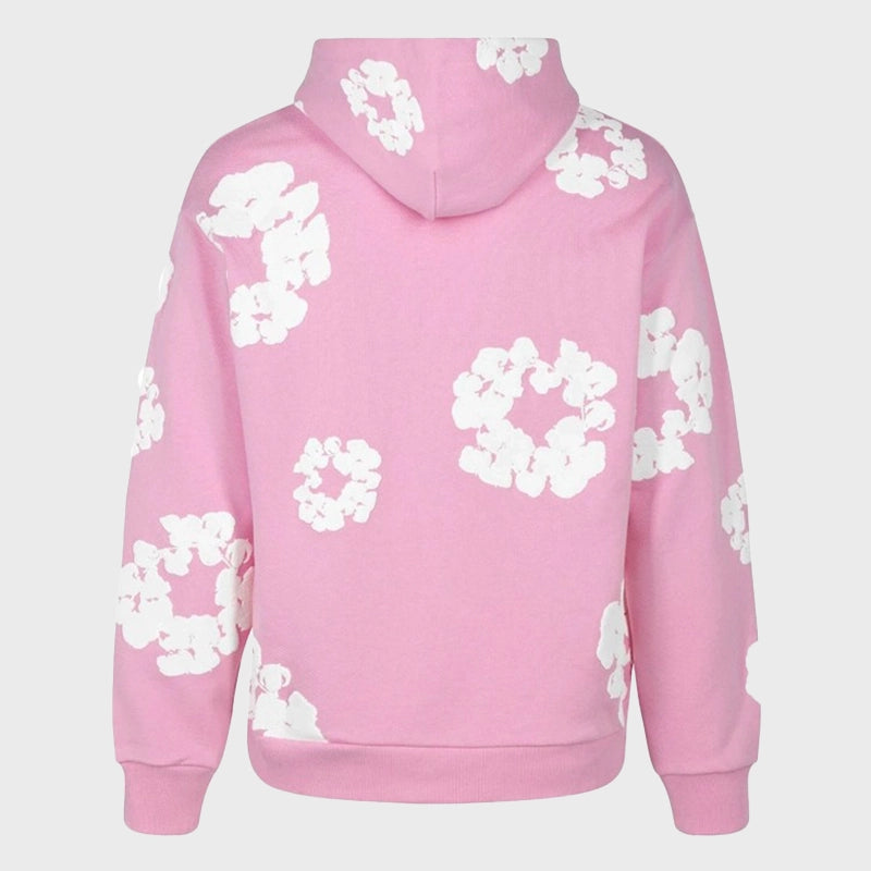 Denim Tears Pink Hoodie Hoodie unisex detail view 2 | Dash Racegear — Pink Denim Tears Hoodie