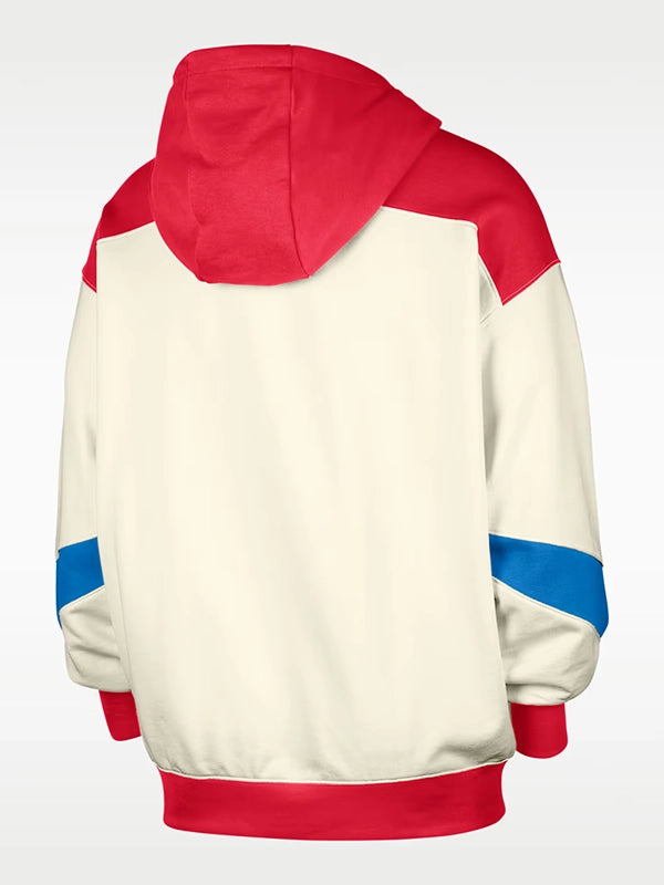 WNBA Legends Nike Basketball Hoodie Hoodie unisex detail view 2 | Dash Racegear — WNBA x Nike Legends Basketball Fleece Pullover Hoodie in Beige, cozy fleece pullover for everyday comfort