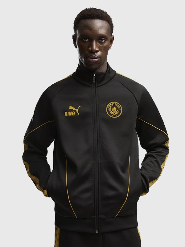 Manchester City 2026/27 King Anthem Jacket Jacket unisex detail view 3 | Dash Racegear — Manchester City Puma King anthem jacket blending premium craftsmanship with modern football-inspired everyday wearability.