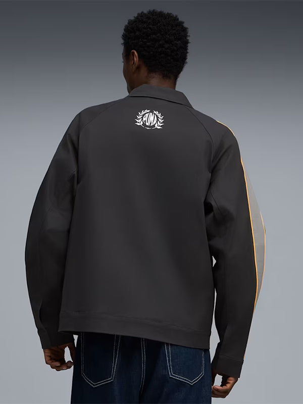 Puma x Mclaren Racing Coach T7 Jacket Jacket unisex detail view 4 | Dash Racegear — Black Coach T7 jacket by Puma x McLaren Racing, designed for men who love Formula 1 style off track.