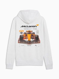 Puma x Mclaren Racing Graphic Hoodie Hoodie unisex detail view 7 | Dash Racegear — Pullover Puma x McLaren Racing hoodie with bold graphics, designed for fans who love Formula 1 style.
