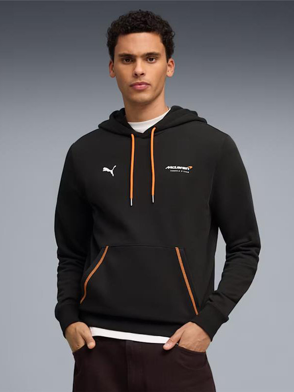 Puma x Mclaren Racing Graphic Hoodie Hoodie unisex front product view | Dash Racegear — Puma x McLaren Racing hoodie, bold logo graphics and soft pullover style built for fans and casual fashion.