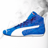 Puma Leather karting Boots | DASH RACEGEAR - 14 US / 48 EURO - Royal Blue