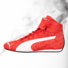 Puma Leather karting Boots | DASH RACEGEAR - 14 US / 48 EURO - Red