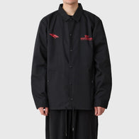 White Mountaineering Qotsa Songs For The Deaf Coach Jacket Jacket unisex detail view 4 | Dash Racegear — QOTSA Songs For The Deaf White Mountaineering Outerwear