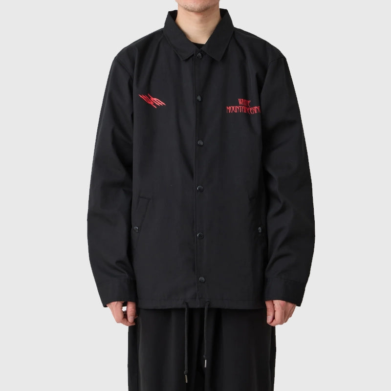 White Mountaineering Qotsa Songs For The Deaf Coach Jacket Jacket unisex detail view 4 | Dash Racegear — QOTSA Songs For The Deaf White Mountaineering Outerwear