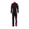 RACECHICK FIERCE TWO - PIECE WOMEN'S AUTO RACING SUIT SFI 3.2A/1 (BLACK/PINK)
