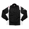RACECHICK FIERCE TWO - PIECE WOMEN'S AUTO RACING SUIT SFI 3.2A/1 (BLACK/WHITE)