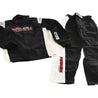 RACECHICK FIERCE TWO - PIECE WOMEN'S AUTO RACING SUIT SFI 3.2A/1 (BLACK/WHITE)