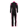 RACECHICK FIERCE TWO - PIECE WOMEN'S AUTO RACING SUIT SFI 3.2A/5 (BLACK/PINK)