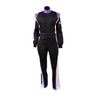 RACECHICK FIERCE WOMEN'S AUTO RACING SUIT SFI 3.2A/1 (BLACK/PURPLE) - 4X - Large / Euro 66