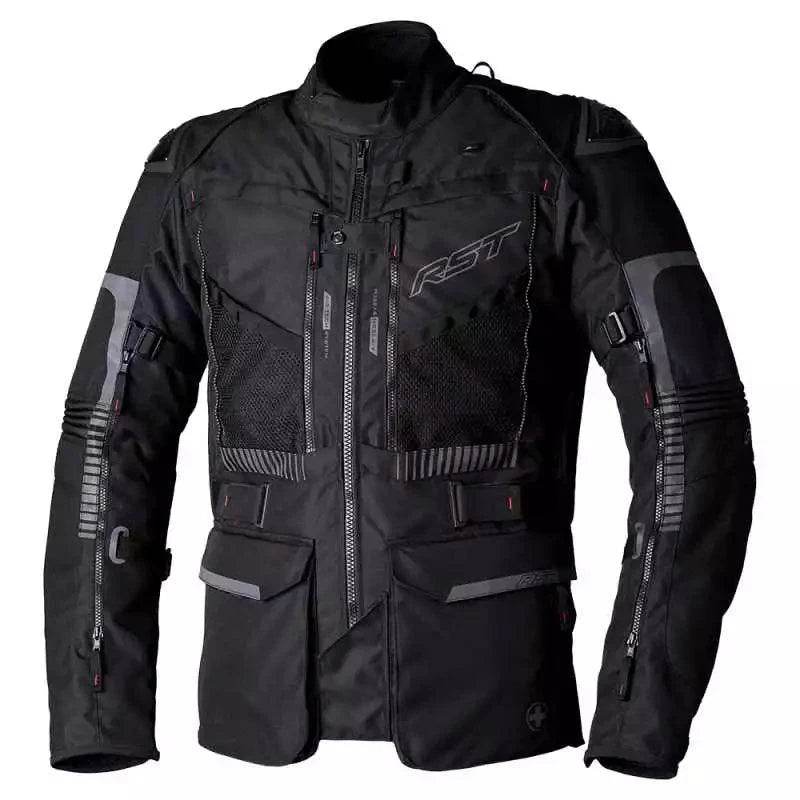 RANGER CE MENS TEXTILE JACKET - BLACK/BLACK - UK 52 / EUR 62 / INTL 4XL