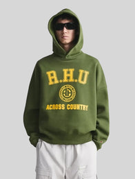 Landon Barker Green Hoodie Hoodie unisex detail view 4 | Dash Racegear — Unisex Landon Barker Rhude Green Pullover Hoodie, stylish and comfy, perfect for casual days and cool-weather fits.