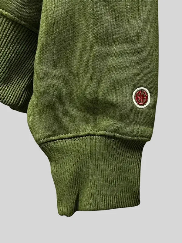 Landon Barker Green Hoodie Hoodie unisex detail view 8 | Dash Racegear — Unisex Rhude Green Pullover Hoodie by Landon Barker, featuring clean graphics for fans embracing modern street style.