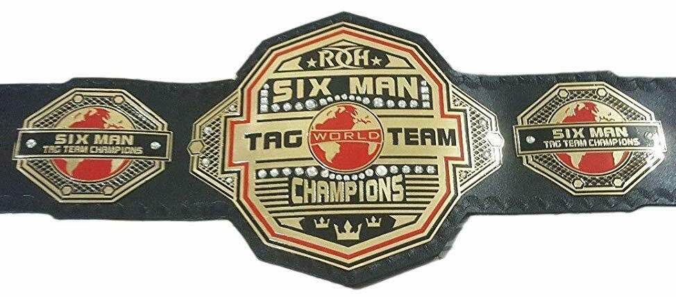 ROH Six Man World Tag Team Wrestling Champion Belt - 1 | Dash Racegear