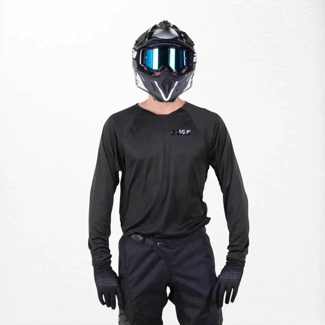 Raven Rival MX Jersey Black - Dash Racegear Store