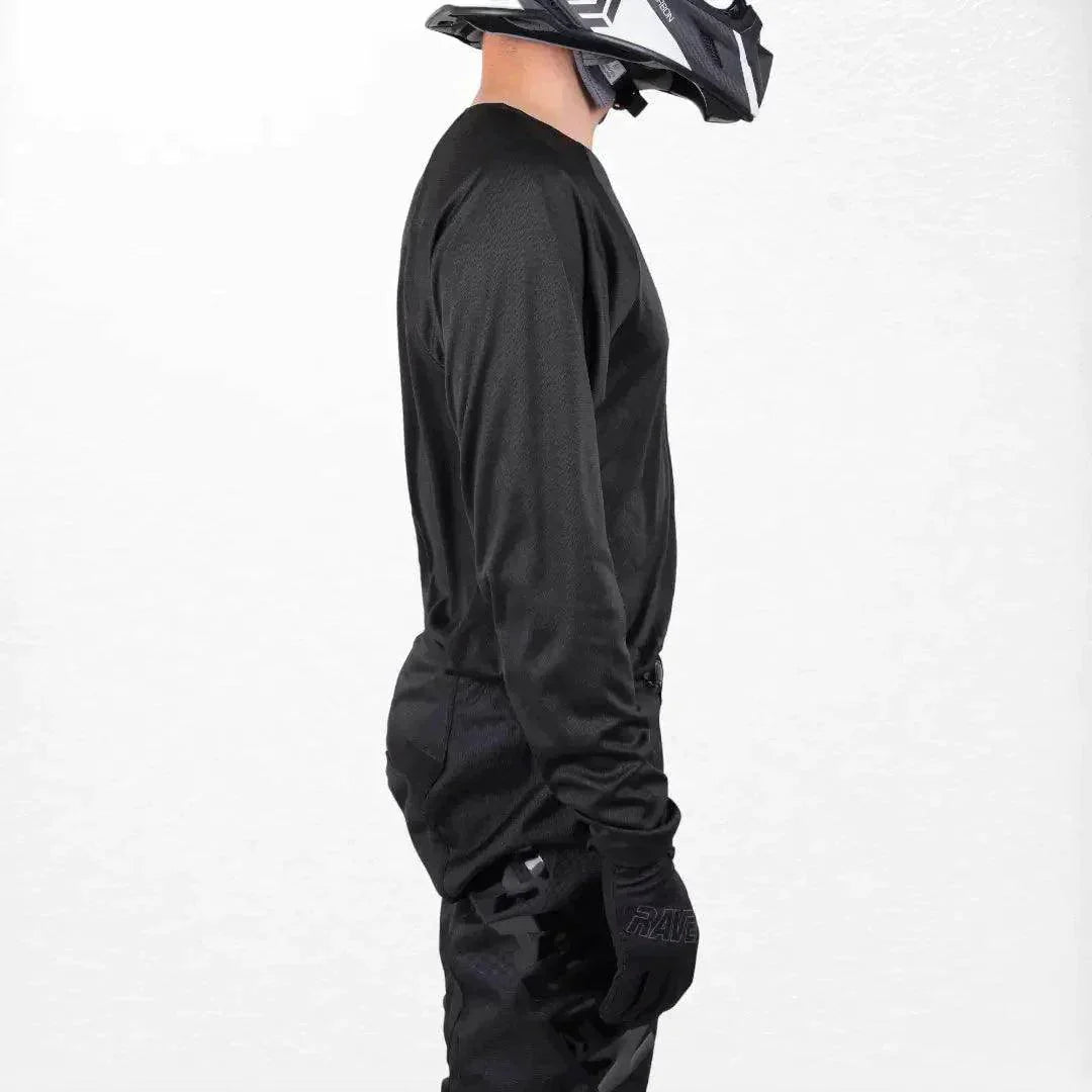 Raven Rival MX Jersey Black
