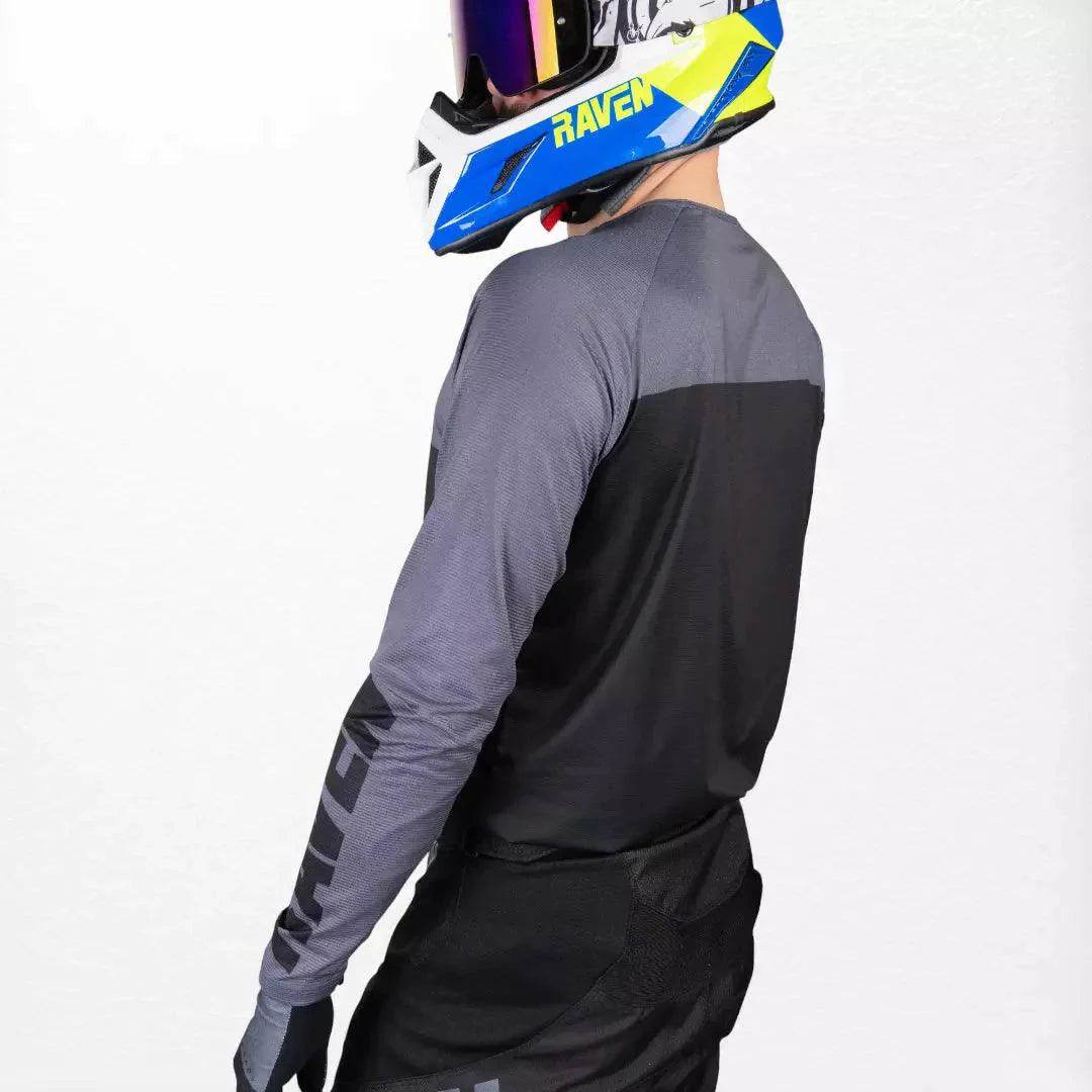 Raven Verve MX Jersey Black - Grey