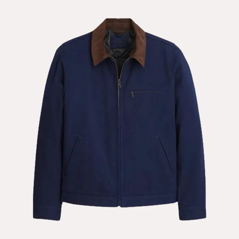 Reacher S03 Jack Reacher Blue Jacket Jacket unisex detail view 2 | Dash Racegear — Jack Reacher TV Show Jacket – Blue Edition from Season 3