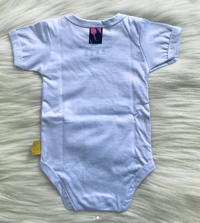 baby onesie Real Madrid 1st Home Jersey white Limited Edition - baby romper image 2