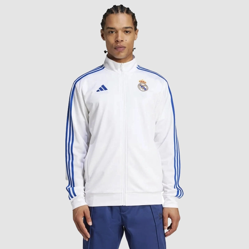 Real Madrid Adidas DNA Track Jacket 24/25 Jacket unisex detail view 2 | Dash Racegear — DNA Track Jacket – Adidas Real Madrid 24/25 Look