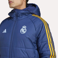 Real Madrid Adidas 24/25 Training Winter Jacket Jacket unisex detail view 4 | Dash Racegear — Real Madrid 2024/25 Winter Jacket – Adidas Pro Training Edition