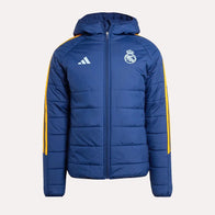 Real Madrid Adidas 24/25 Training Winter Jacket Jacket unisex front product view | Dash Racegear — Adidas 24/25 Real Madrid Jacket – Winter Training Performance