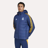Real Madrid Adidas 24/25 Training Winter Jacket Jacket unisex detail view 2 | Dash Racegear — Real Madrid 24/25 Cold-Weather Jacket – Adidas Authentic Gear