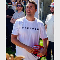 Charlie Kirk Freedom T-Shirt Shirt unisex detail view 3 | Dash Racegear — Minimalist Freedom Tee – Charlie Kirk Style