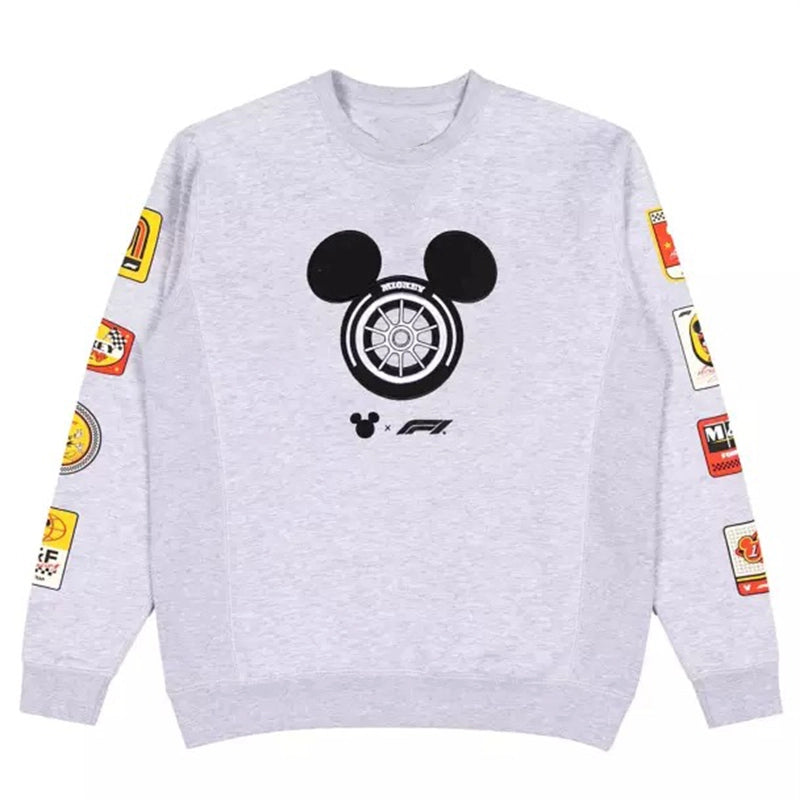 Disney x Formula 1 Pullover Sweatshirt Sweatshirt unisex front product view | Dash Racegear — Sleek 2025 Disney F1 Pullover Sweatshirt – Motorsport Fashion Statement