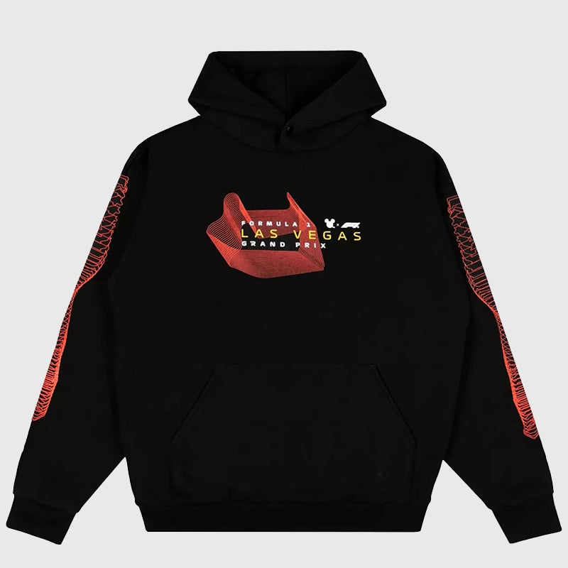 Disney x Formula 1 Pullover Hoodie Hoodie unisex front product view | Dash Racegear — Formula 1 x Disney Hoodie – Limited Edition 2025 Pullover