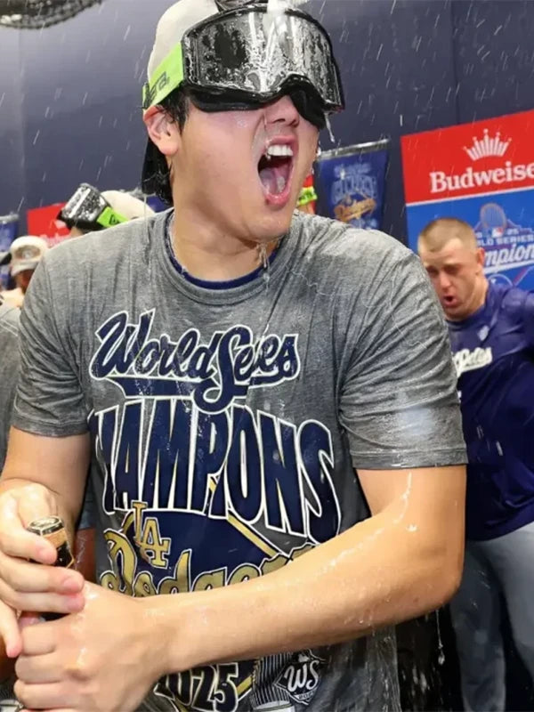 Los Angeles Dodgers World Series Champions Shirt Shirt unisex detail view 3 | Dash Racegear — LA Dodgers 2025 Title Winner Shirt