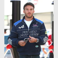 Pierre Gasly F1 Grand Prix of Italy Jacket Jacket unisex front product view | Dash Racegear — Italy Grand Prix Pierre Gasly Jacket – F1 Racing Fashion