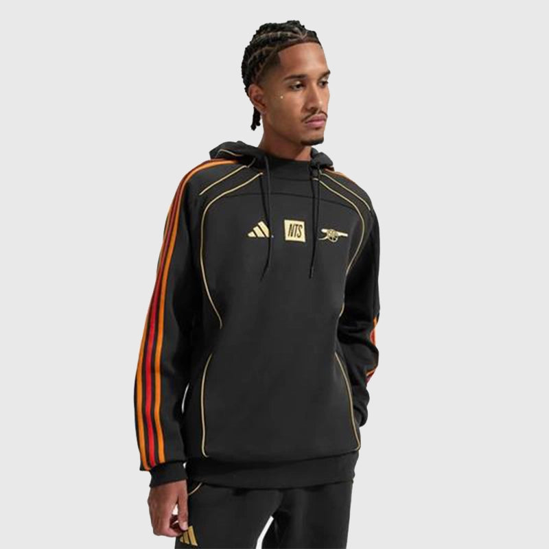 Adidas Arsenal x NTS Hoodie Hoodie unisex front product view | Dash Racegear — Adidas Arsenal x NTS Hoodie – Football x Streetwear Fusion