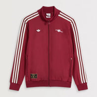 Arsenal adidas 25/26 Terrace Icons Track Jacket Jacket unisex front product view | Dash Racegear — Classic Arsenal FC adidas Terrace Icons Track Jacket
