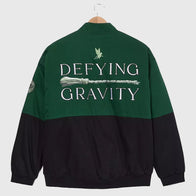 Wicked Elphaba Defying Gravity Racing Jacket Jacket unisex detail view 4 | Dash Racegear — Stylish Wicked Defying Gravity Elphaba racing outerwear jacket
