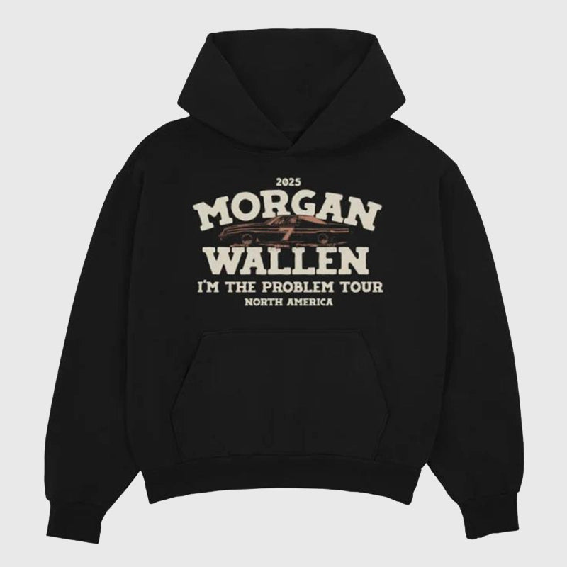 I’m The Problem Dateback Tour Hoodie Hoodie unisex front product view | Dash Racegear — Iconic I’m The Problem hoodie from Dateback Tour collection