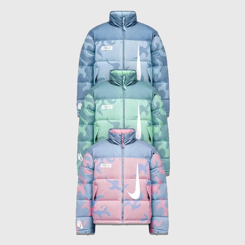 Ttc X Nike Puffer Jacket Puffer Jacket unisex front product view | Dash Racegear — Nike TTC puffer jacket ideal for cold days and urban style
