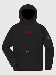 UNRL x Iowa State University Crossover Hoodie Hoodie unisex front product view | Dash Racegear — UNRL x Iowa State hoodie merging comfort, sport, and team identity