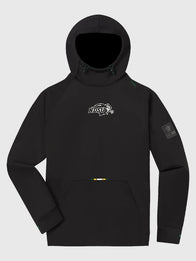 UNRL x North Dakota State University Crossover Hoodie Hoodie unisex front product view | Dash Racegear — UNRL x NDSU crossover hoodie blending athletic comfort with school pride