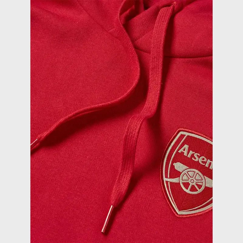 Arsenal Hoodie Hoodie unisex detail view 4 | Dash Racegear — Men And Women Arsenal Hoodie Red
